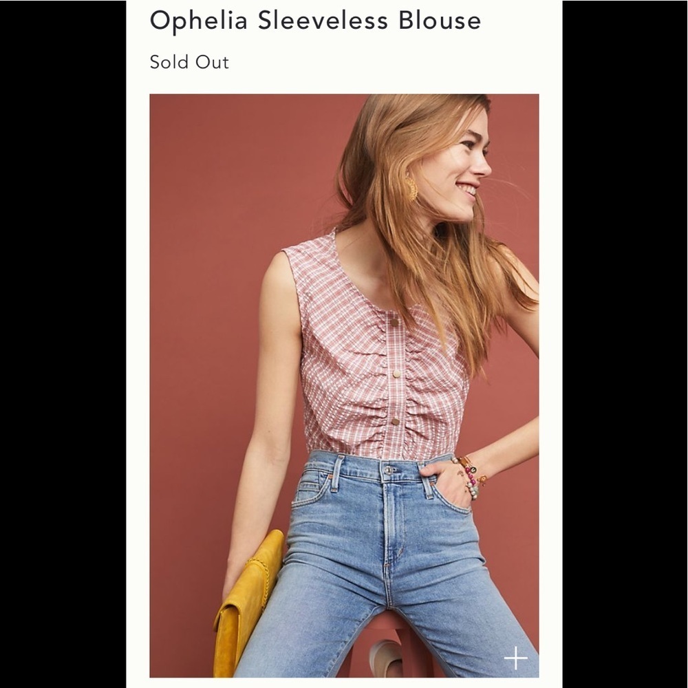 New Ophelia blue tassel Anthropologie sleeveless